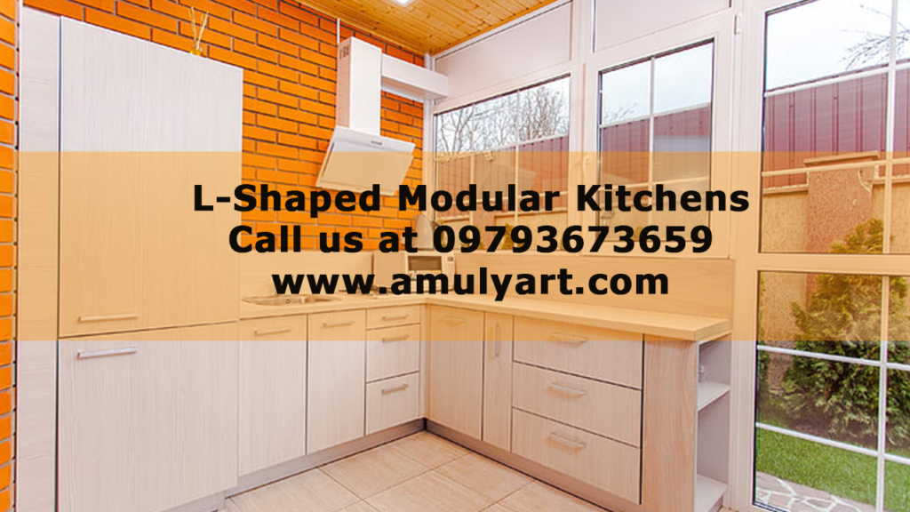 L-Shaped Modular Kitchens Lucknow